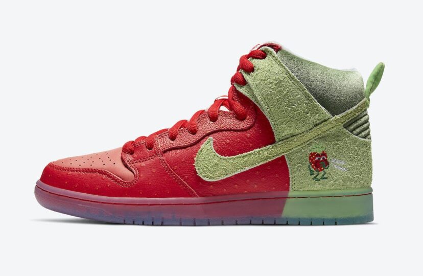 Dunk High Strawberry Cough Red Green