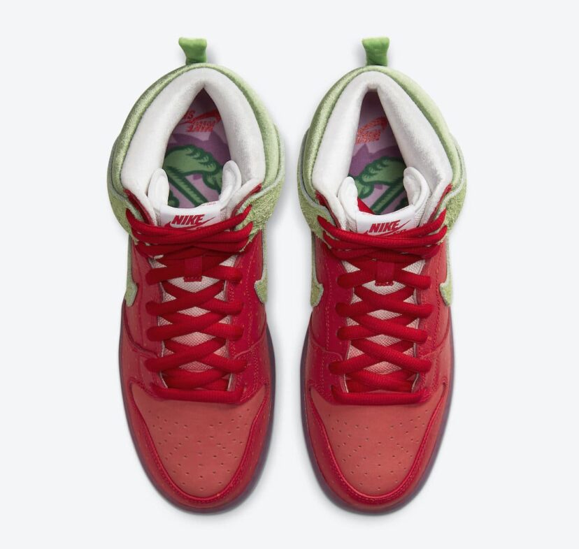 Dunk High Strawberry Cough Red Green