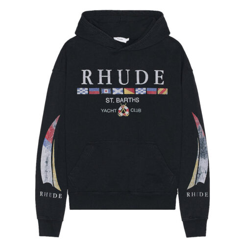 RHUDE Graphic Logo-print Hoodie
