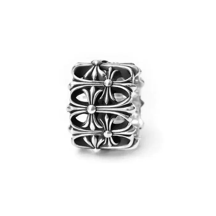 chrome hearts retro Cemetry ring
