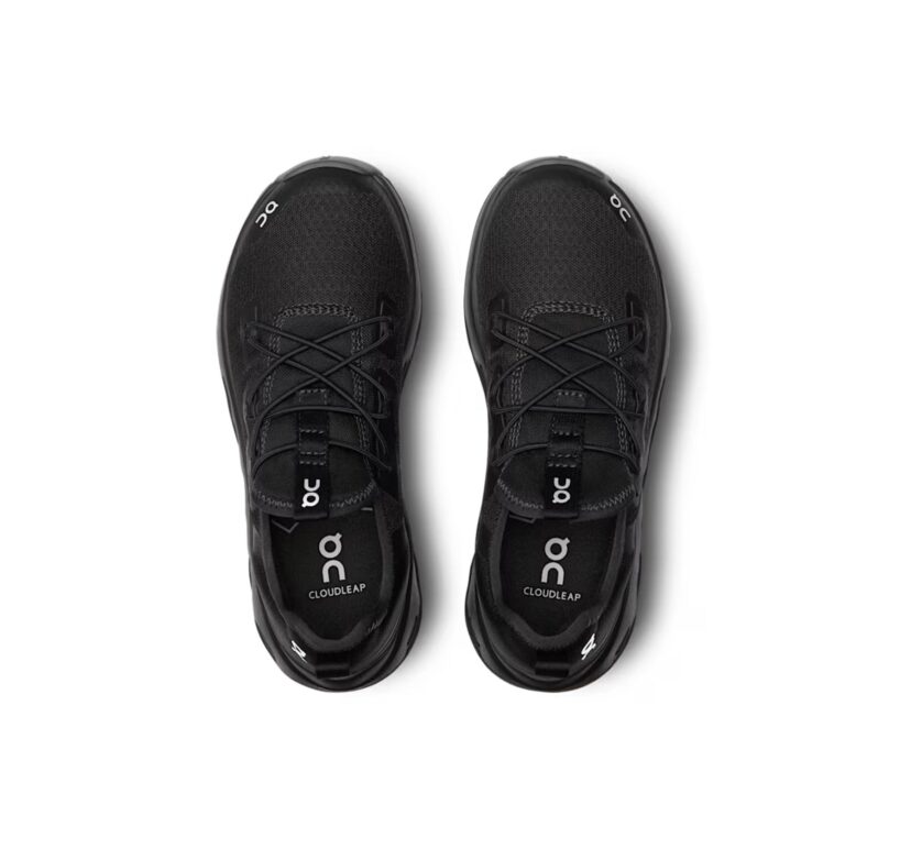 ON Little Kid's Cloudleap Black/Eclipse