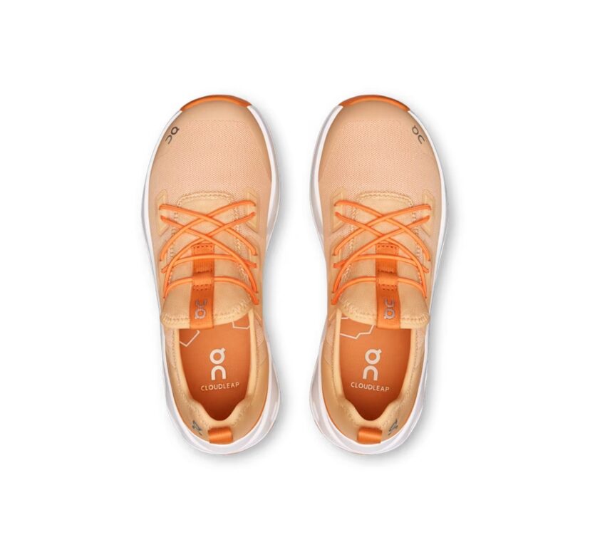 ON Little Kid's Cloudleap Tangerine/Blonde