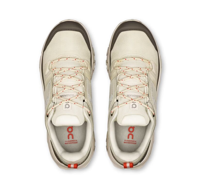 ON Men's Cloudrock Low Waterproof Ivory