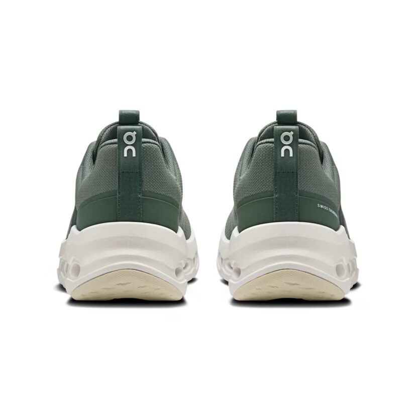ON Big Kid's Cloudleap Olive/Ghost