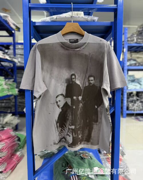 ERD Vintage Washed Portrait Graphic Unisex T-Shirt