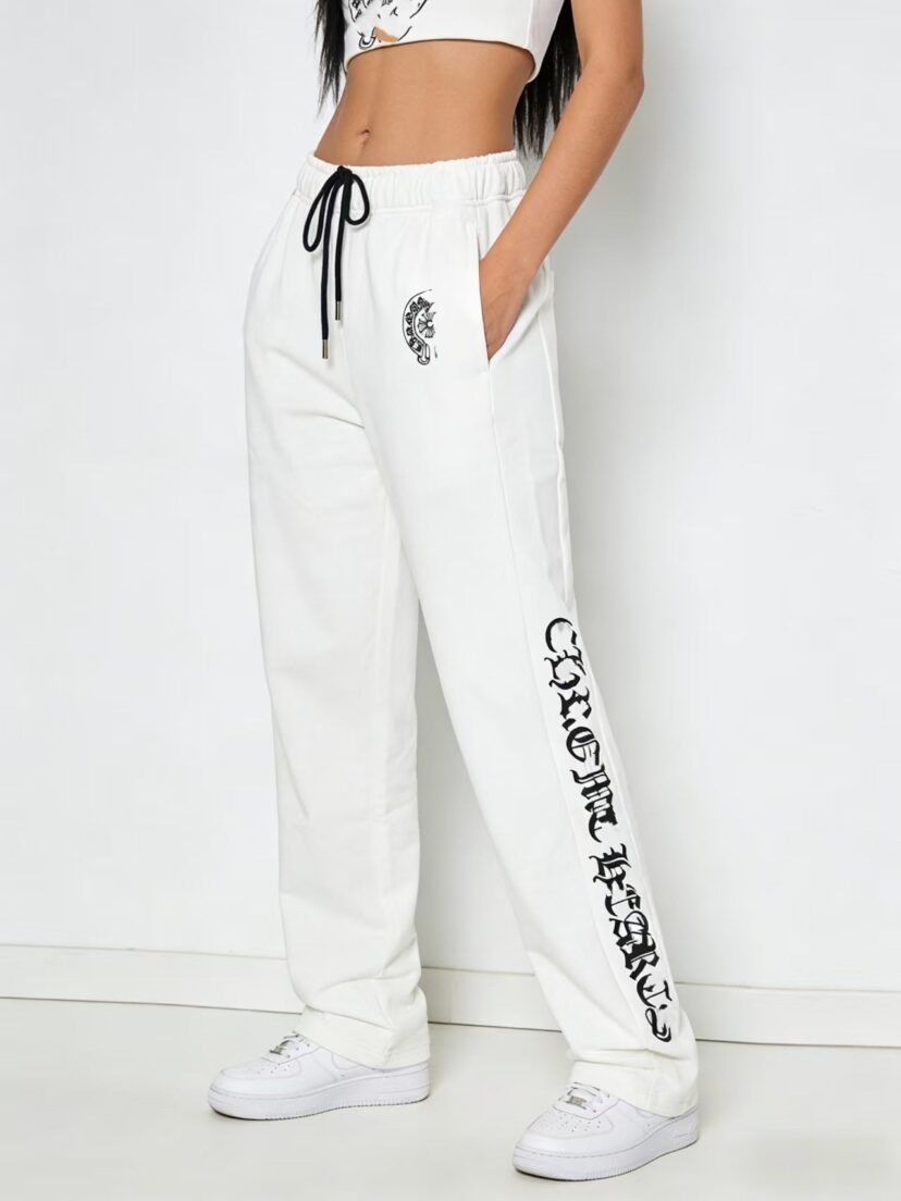 Chrome Hearts Unisex Straight-Leg Sweatpants