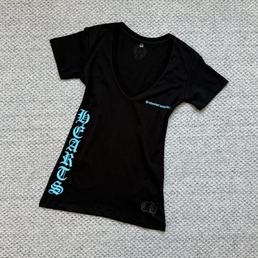 Chrome Hearts V-neck T-shirts for Women