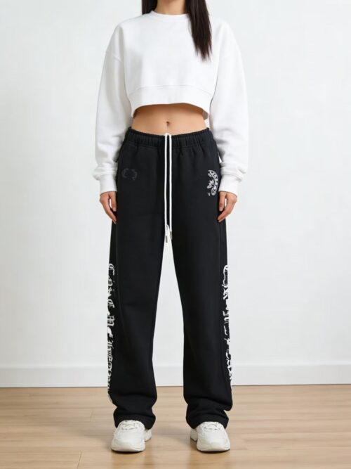 Chrome Hearts Unisex Straight-Leg Sweatpants