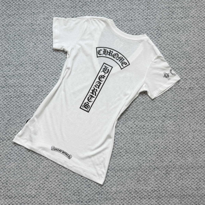 Chrome Hearts V-neck T-shirts for Women