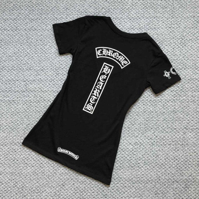 Chrome Hearts V-neck T-shirts for Women