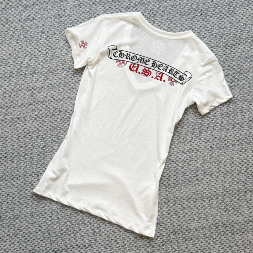 Chrome Hearts New V Nceck Women T-shirts