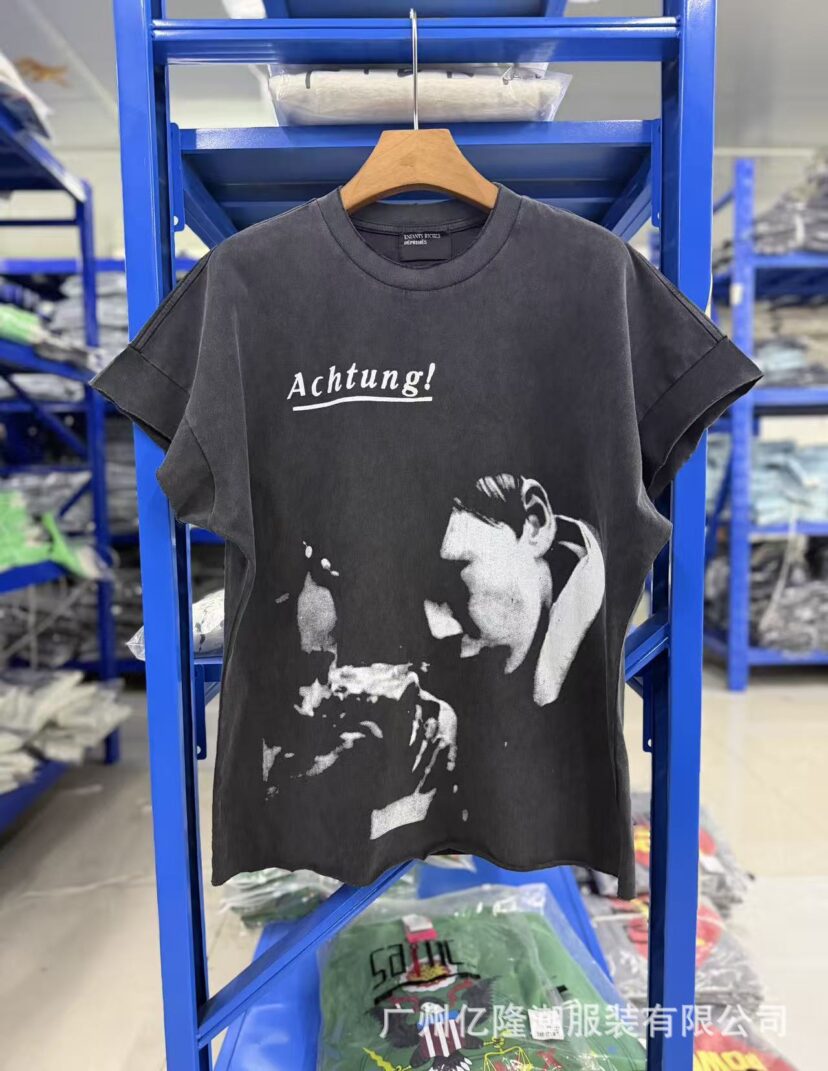 ERD Vintage Washed Portrait Graphic Unisex T-Shirt