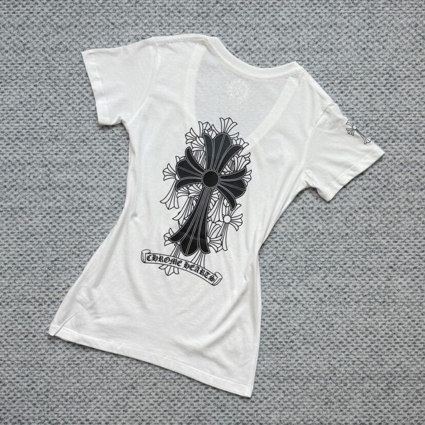Chrome Hearts New V Nceck Women T-shirts