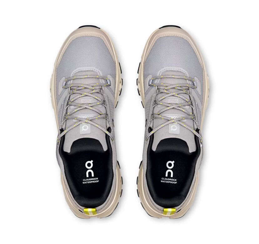 ON Women's Cloudrock Low Waterproof Alloy/Ice