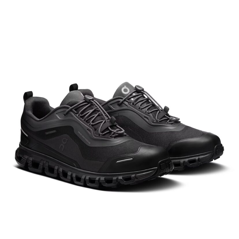 ON Men's Cloud 6 Geo Waterproof Black/Black