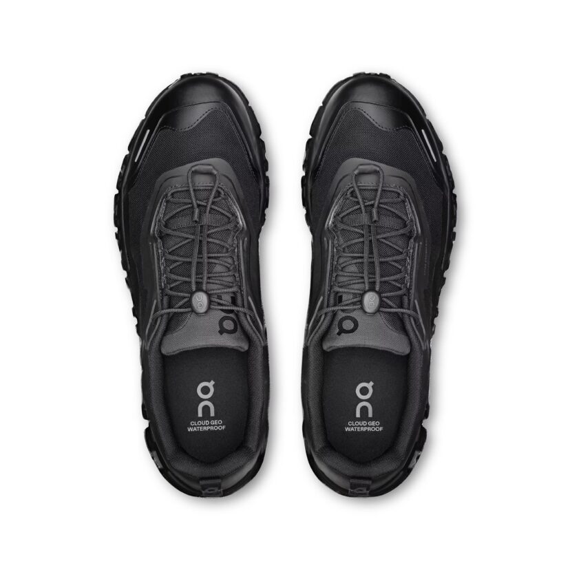 ON Men's Cloud 6 Geo Waterproof Black/Black