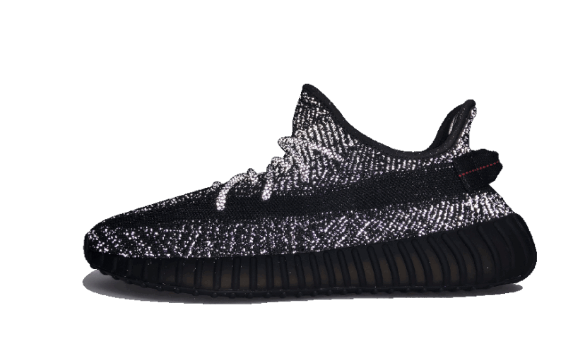 Yeezy Boost 350 V2 Shoes Reflective “Black – Static” – FU9007